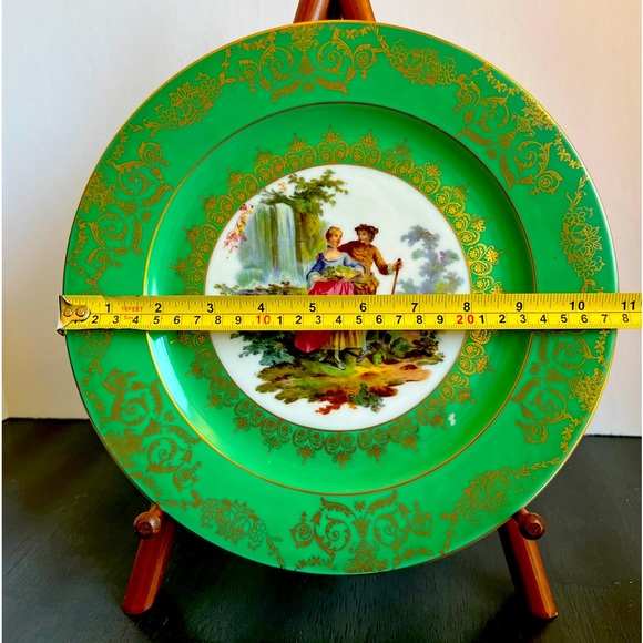 Volkstedt Porcelain 11” Handpainted Plate Made In Germany. - Picture 2 of 7